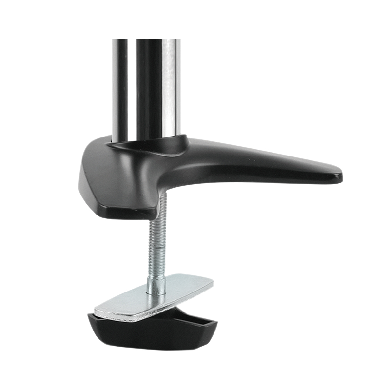 LogiLink Dual monitor desk mount - Befestigungskit - einstellbarer Arm - f�r 2 Monitore - Aluminium, Stahl - metallisch grau - Bildschirmgr��e: 33-68.6 cm (13-27)