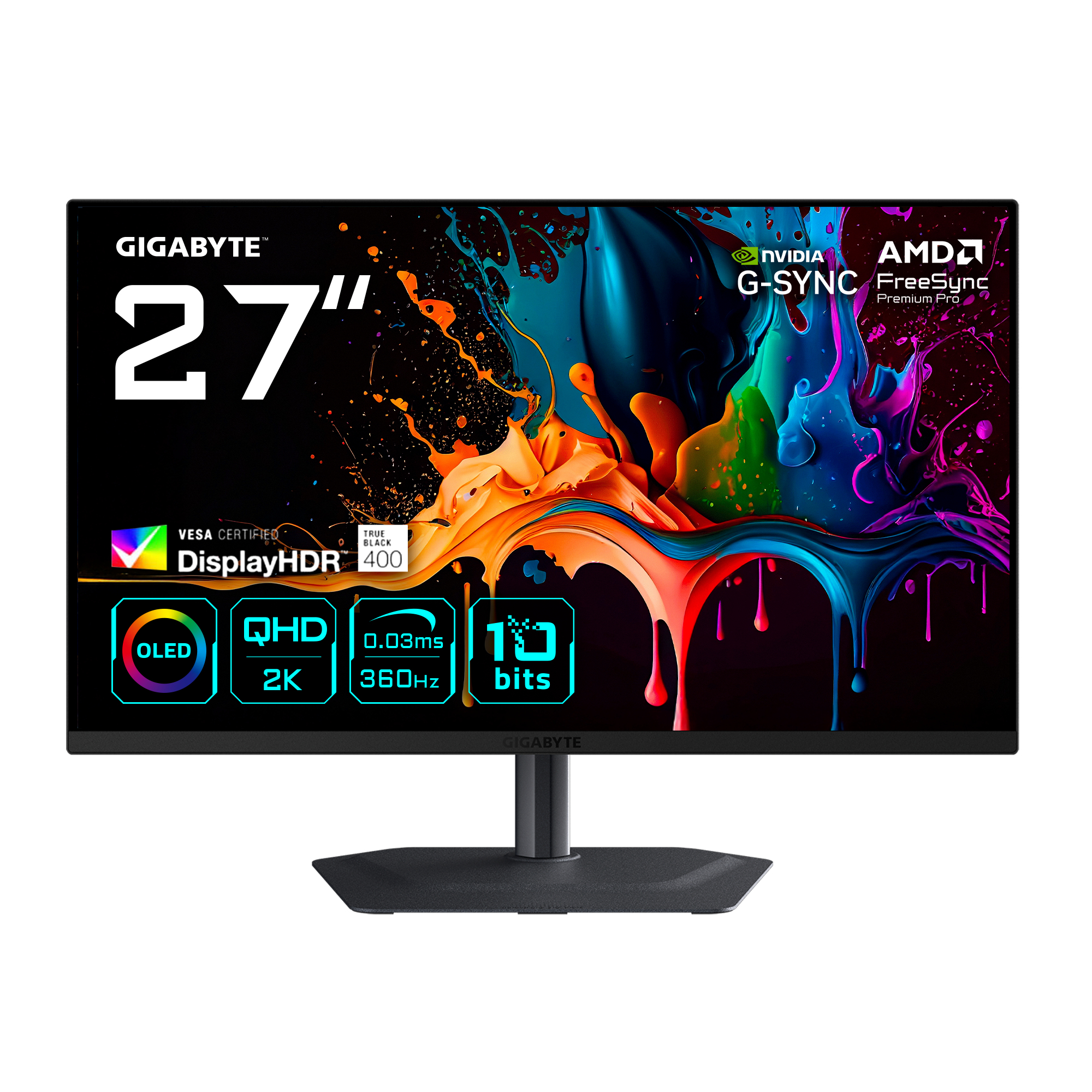 Gigabyte MO27Q3 - OLED-Monitor - Gaming - 67.8 cm (27)