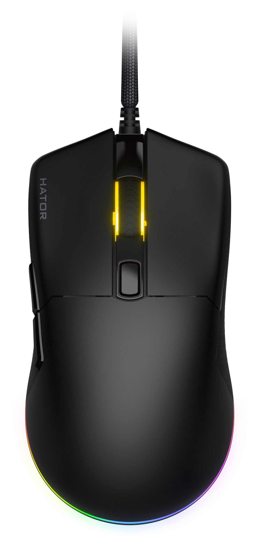 Hator Pulsar 3 black Gaming Mouse - Optical Yellow Switches PixArt PMW - Maus