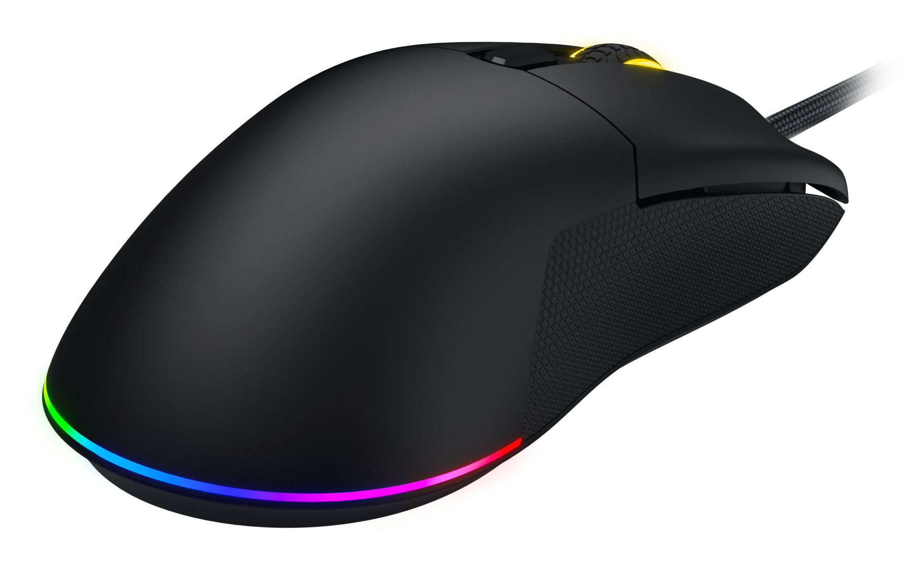 Hator Pulsar 3 black Gaming Mouse - Optical Yellow Switches PixArt PMW - Maus