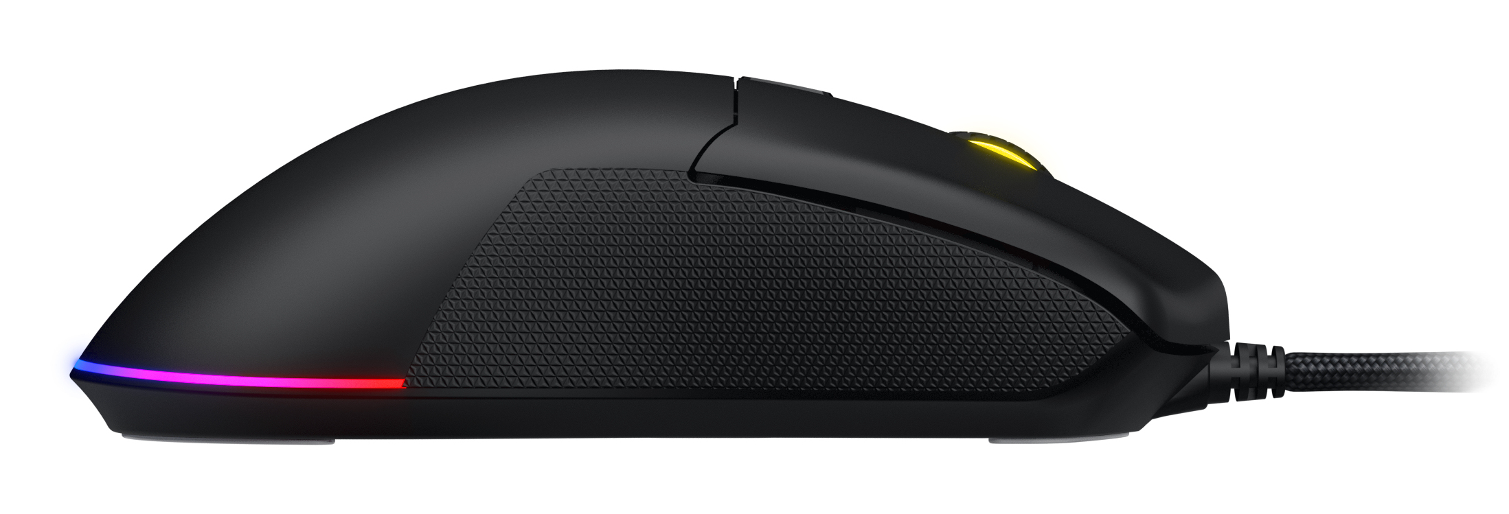 Hator Pulsar 3 black Gaming Mouse - Optical Yellow Switches PixArt PMW - Maus