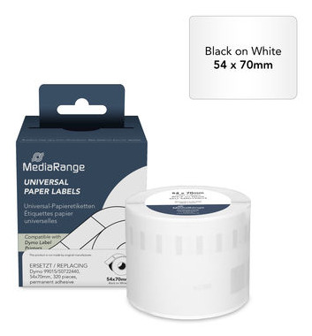 MediaRange MRDY99015 �tiquette � imprimer Blanc