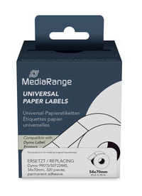 MediaRange MRDY99015 �tiquette � imprimer Blanc
