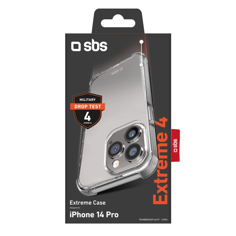 SBS Extreme X4 coque de protection pour tlphones portables 15,5 cm (6.1) Housse Transparent