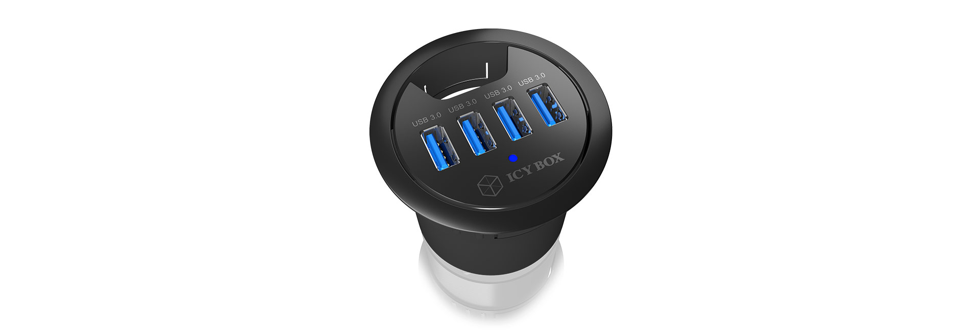 ICY BOX IB-HUB1403 USB 3.2 Gen 1 (3.1 Gen 1) Type-A 5000 Mbit/s Negro