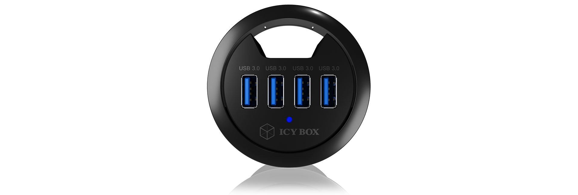 ICY BOX IB-HUB1403 USB 3.2 Gen 1 (3.1 Gen 1) Type-A 5000 Mbit/s Negro