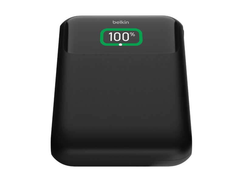 Belkin BoostCharge Pro - Powerbank - 20000 mAh - 65 Watt - Fast Charge, PD - 3 Ausgabeanschlussstellen (24 pin USB-C, USB)