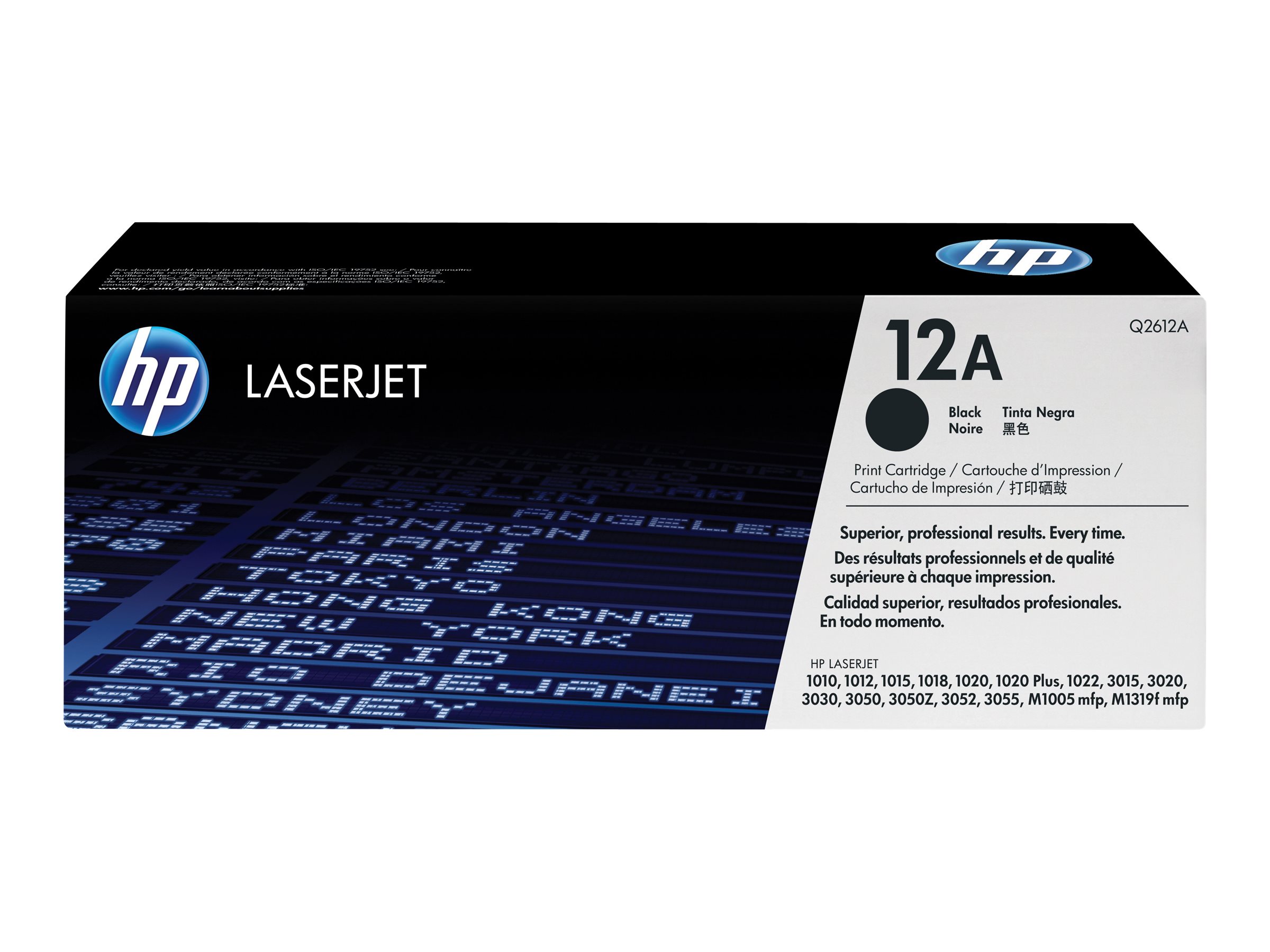 HP 12A - Q2612A - Toner schwarz - fr LaserJet 10XX 30XX M1005 M1319