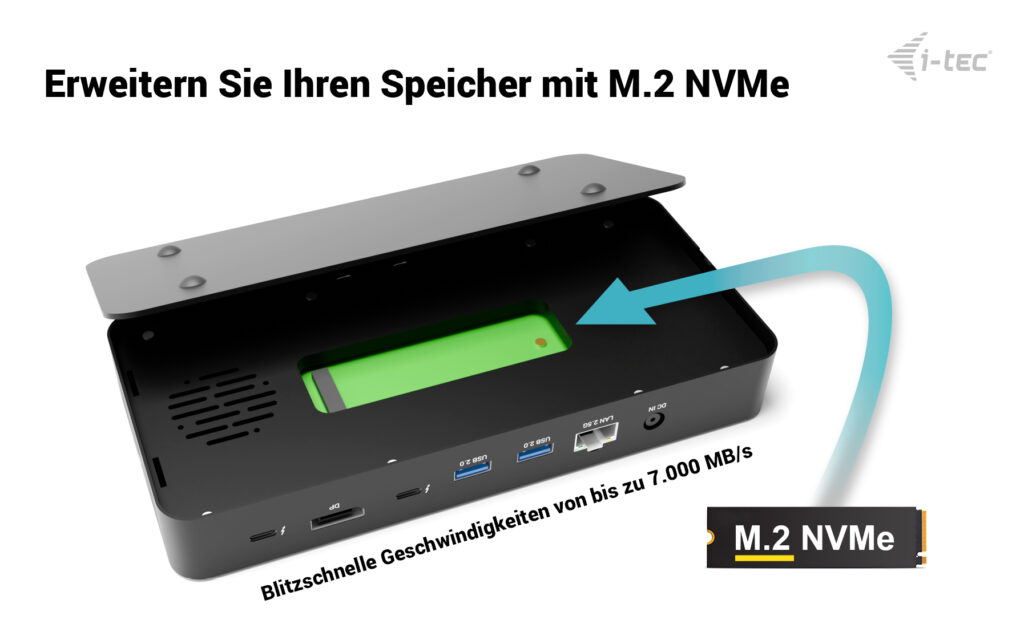 i-tec THUNDERBOLT 5 DOCK 3X LCD