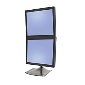 Ergotron DS Series DS100 Dual Monitor Desk Stand, Vertical 61 cm (24) Nero Scrivania