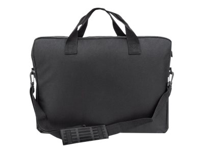 Manhattan Malet�n para port�til London 17,3, tipo top loader, negro, ECON�MICO, bolsillo para accesorios, correa de hombro desmontable, funda para port�til, garant�a 3 a�os