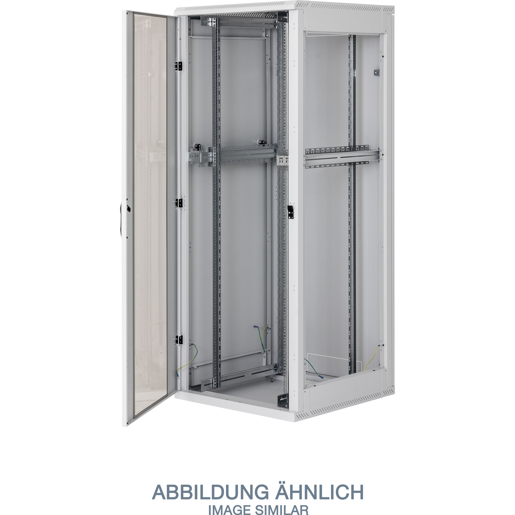 Triton 19 Delta RZ Rack 42U/800x800 glass door Rack o bastidor independiente Gris