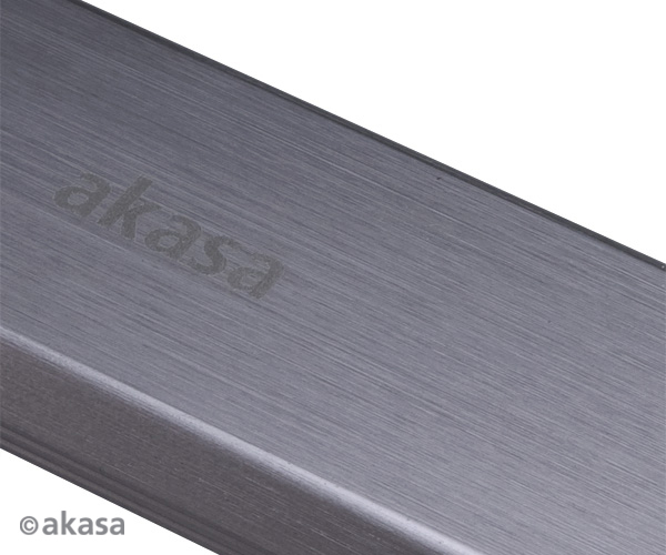Akasa AK-ENU3M2-03 - SSD-Gehuse - M.2 - PCI Express,PCI Express 2.0,PCI Express 3.0 - 10 Gbit/s - USB Konnektivitt - Schwarz