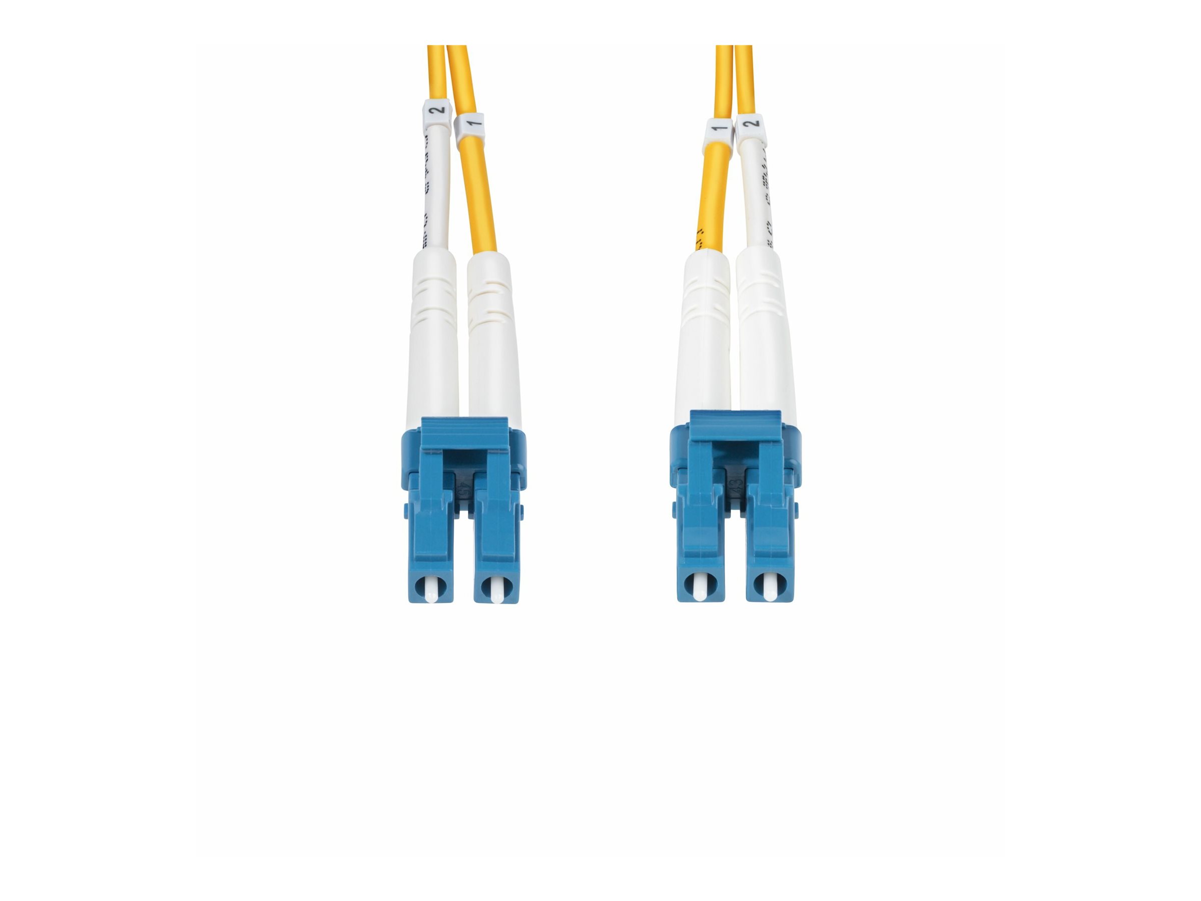 StarTech.com Cable de Fibra ptica Dplex LC a LC (UPC) OS2 Monomodo de 50m - 9/125m - 100G - Resistente a Dobleces - Low Insertion Loss - Cable LSZH - Cable de Parcheo de Fibra