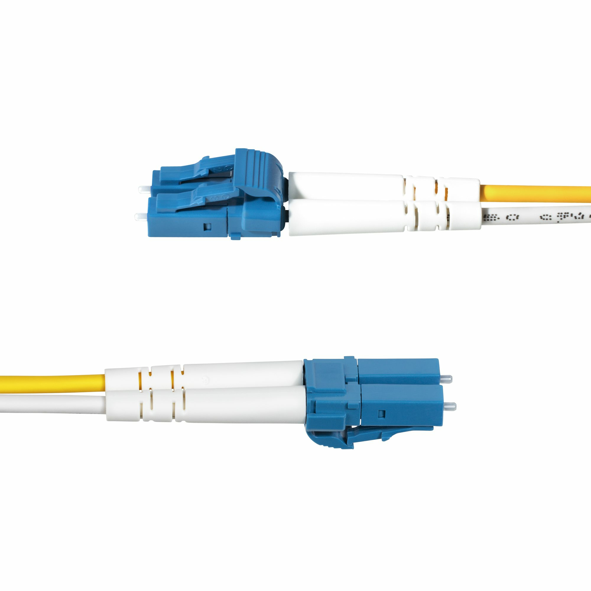 StarTech.com Cable de Fibra ptica Dplex LC a LC (UPC) OS2 Monomodo de 50m - 9/125m - 100G - Resistente a Dobleces - Low Insertion Loss - Cable LSZH - Cable de Parcheo de Fibra