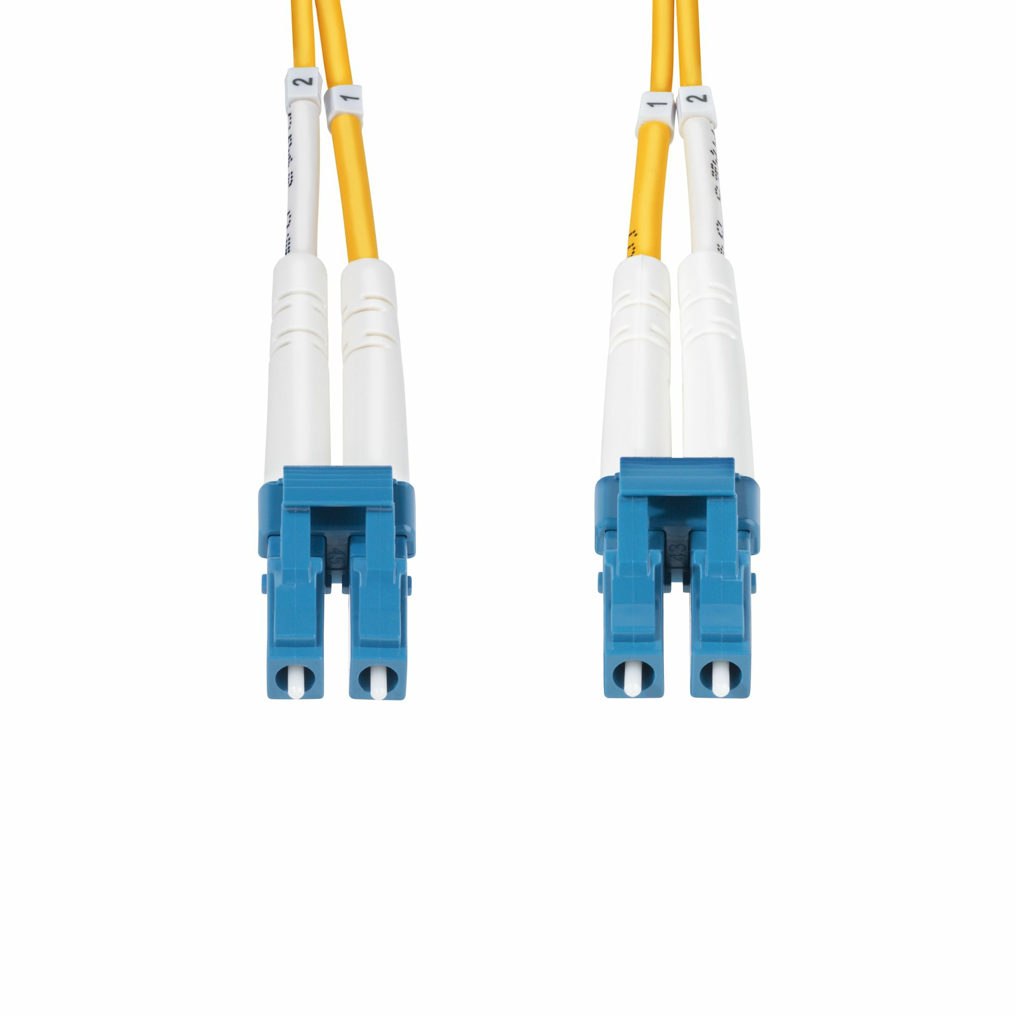 StarTech.com Cable de Fibra ptica Dplex LC a LC (UPC) OS2 Monomodo de 50m - 9/125m - 100G - Resistente a Dobleces - Low Insertion Loss - Cable LSZH - Cable de Parcheo de Fibra