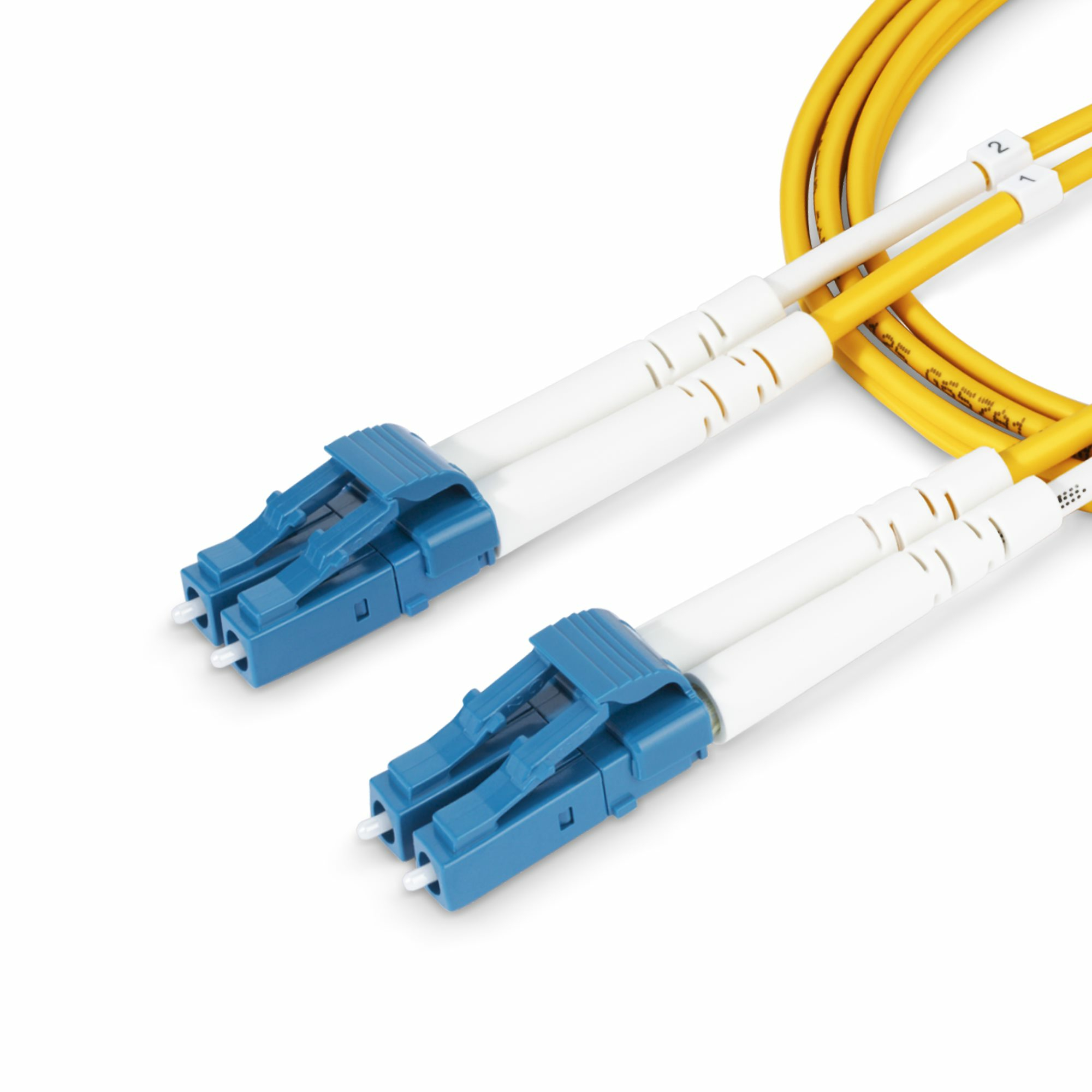 StarTech.com Cable de Fibra ptica Dplex LC a LC (UPC) OS2 Monomodo de 50m - 9/125m - 100G - Resistente a Dobleces - Low Insertion Loss - Cable LSZH - Cable de Parcheo de Fibra