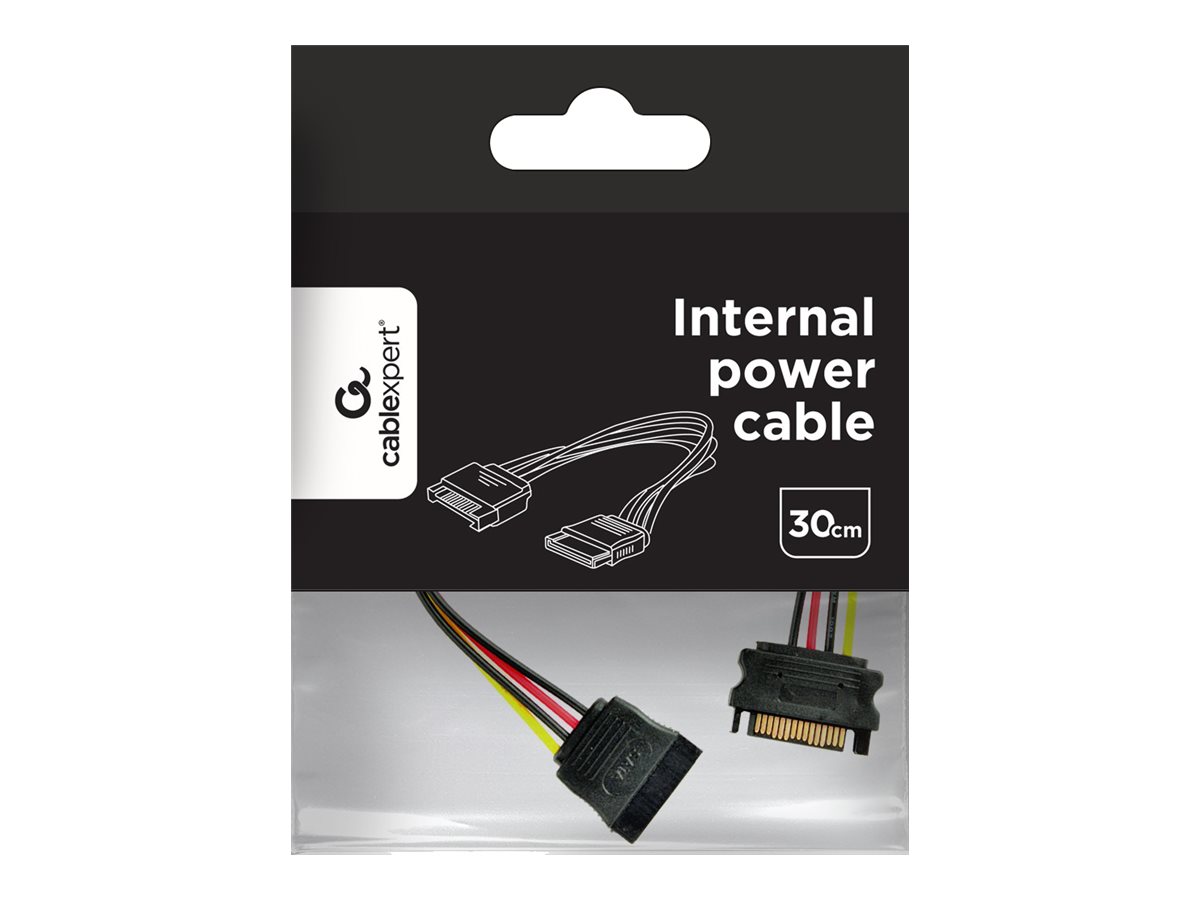 Gembird CC-SATAMF-01 - Spannungsversorgungs-Verl�ngerungskabel - SATA-Stromstecker (W)