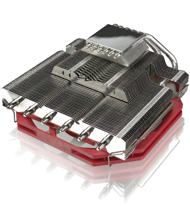 RAIJINTEK Pallas Processeur Refroidisseur 14 cm M�tallique, Rouge