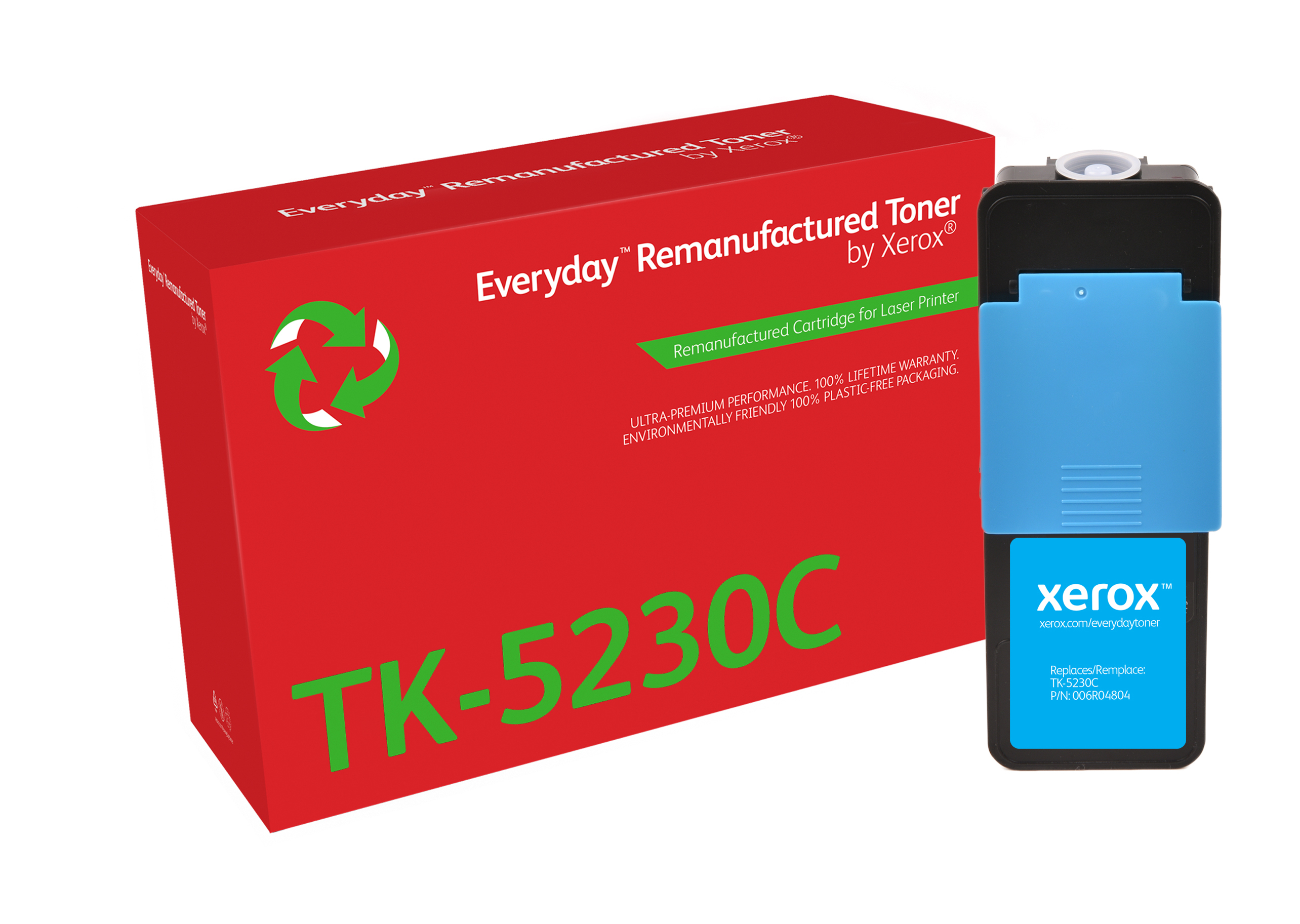 Remanufacturado Everyday Tner Everyday Cian remanufacturado de Xerox es compatible con Kyocera TK-5230C, Capacidad estndar