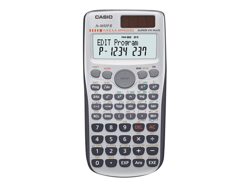 Casio FX-3650PII calculator Pocket Scientific Black, Silver