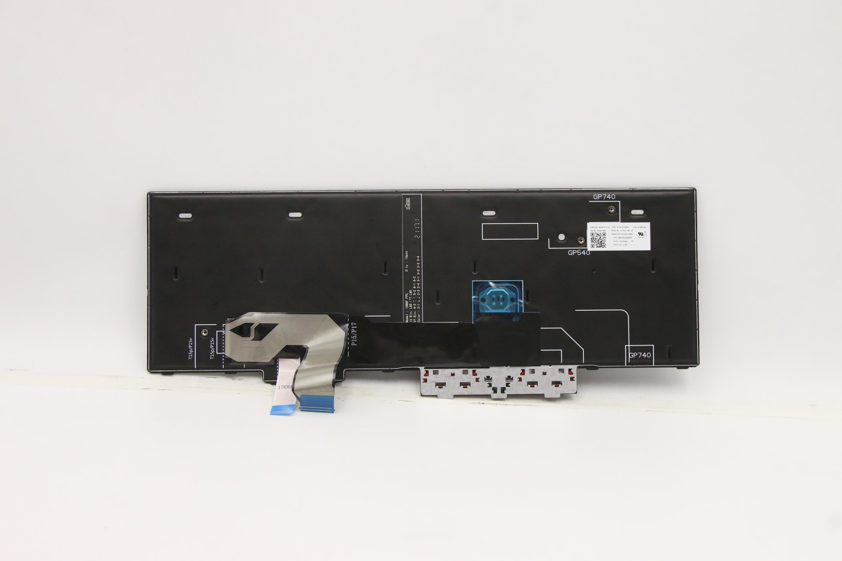 Lenovo 5N20Z74825 - Tastatur - Spanisch - Lenovo - ThinkPad P15 Gen 1 (20ST - 20SU)