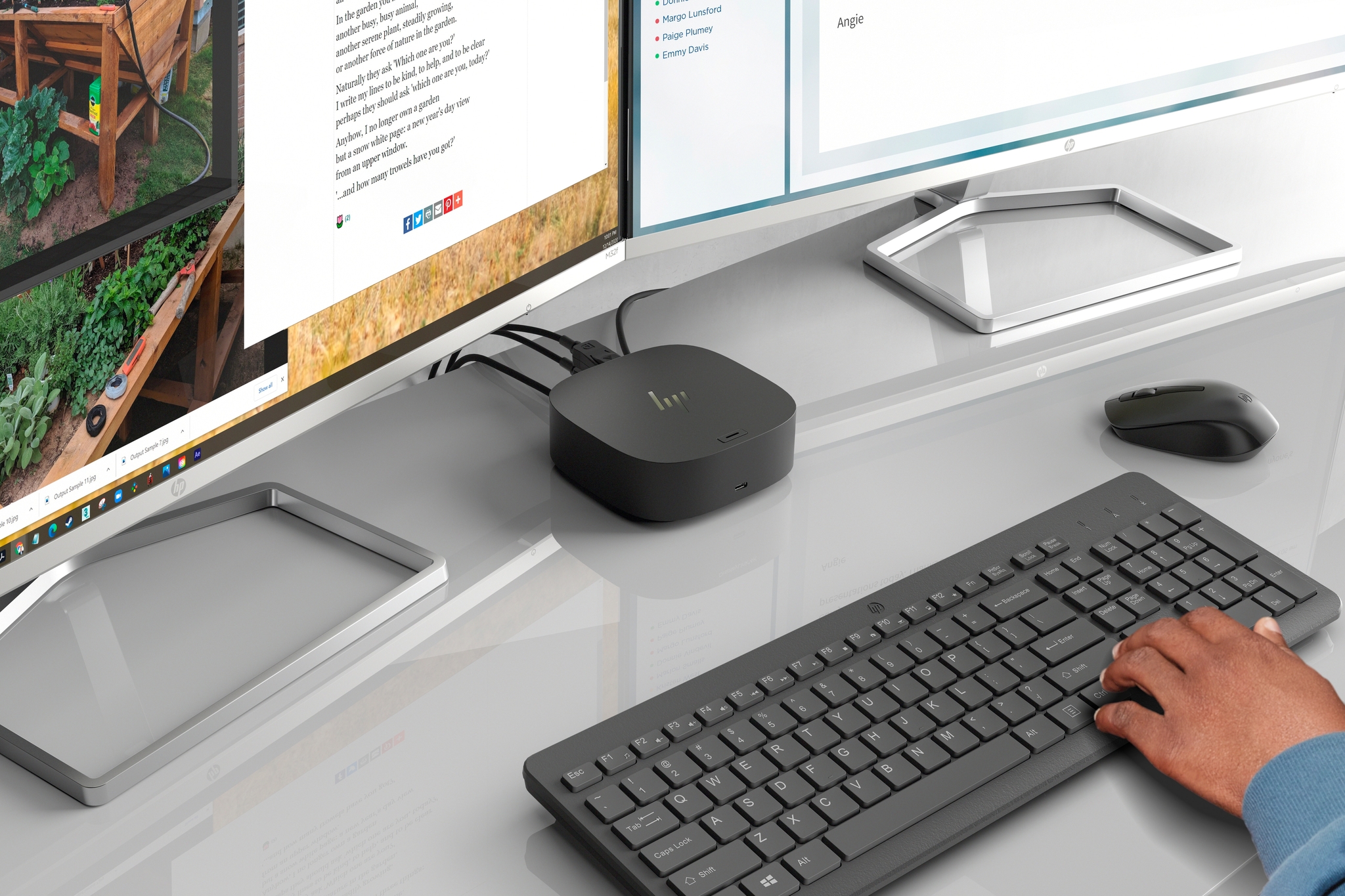 HP Combo mouse e tastiera wireless 330