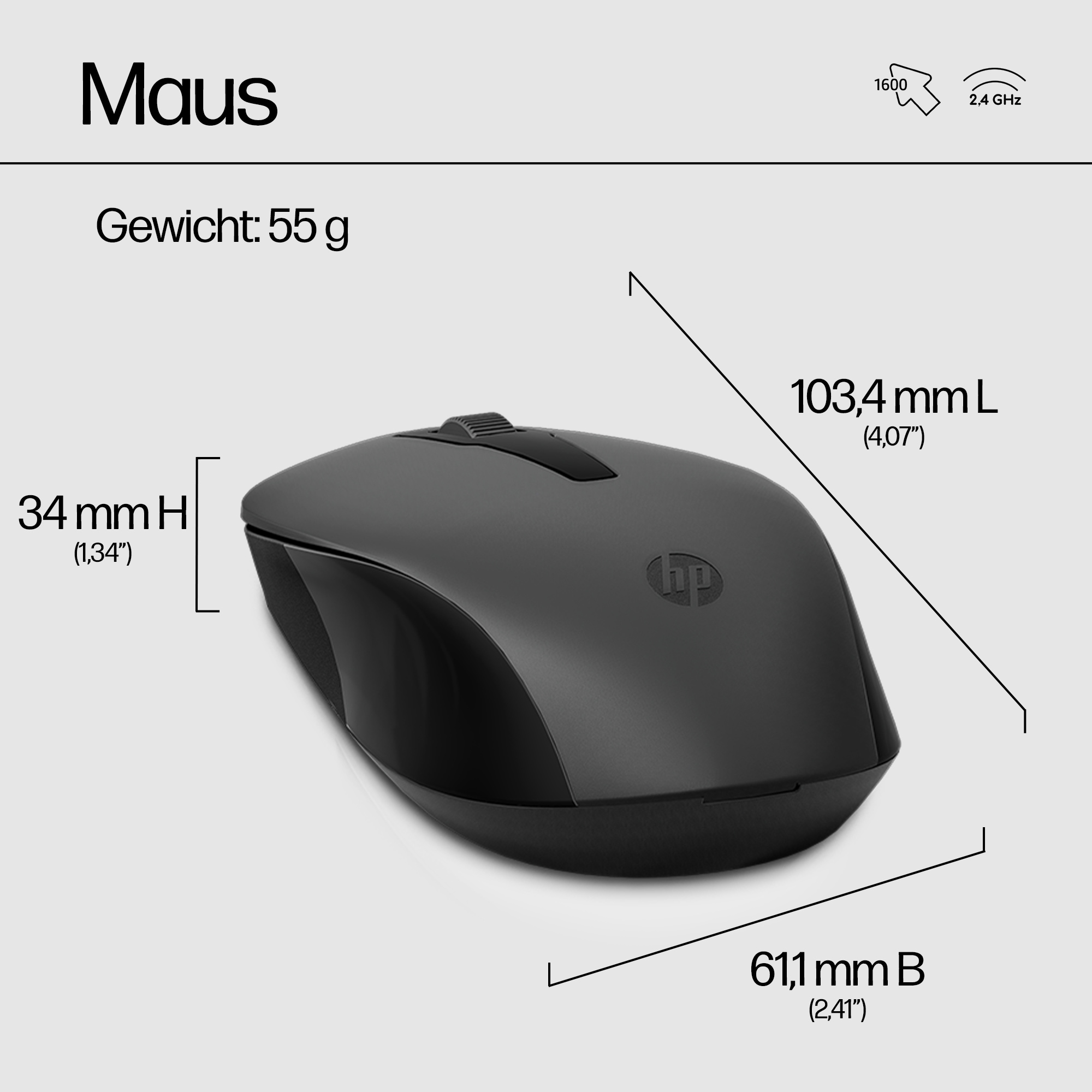 HP Combo mouse e tastiera wireless 330