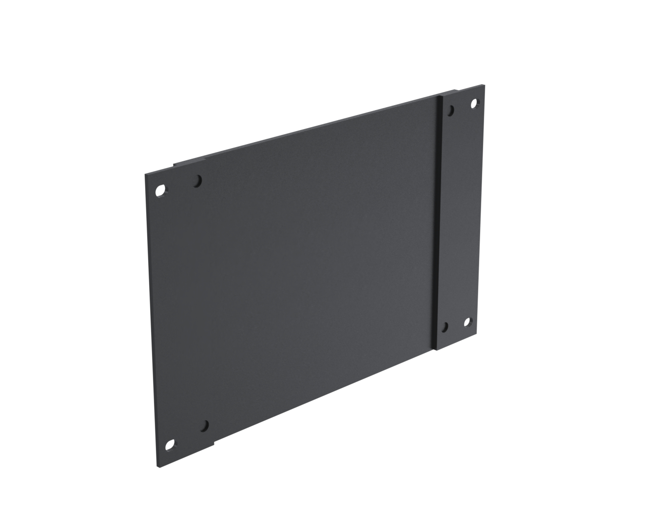 Ergonomic Solutions SpacePole Kiosk SPK605-02 accessoire de systme de paiement en point de vente Plaque POS Noir Mtal