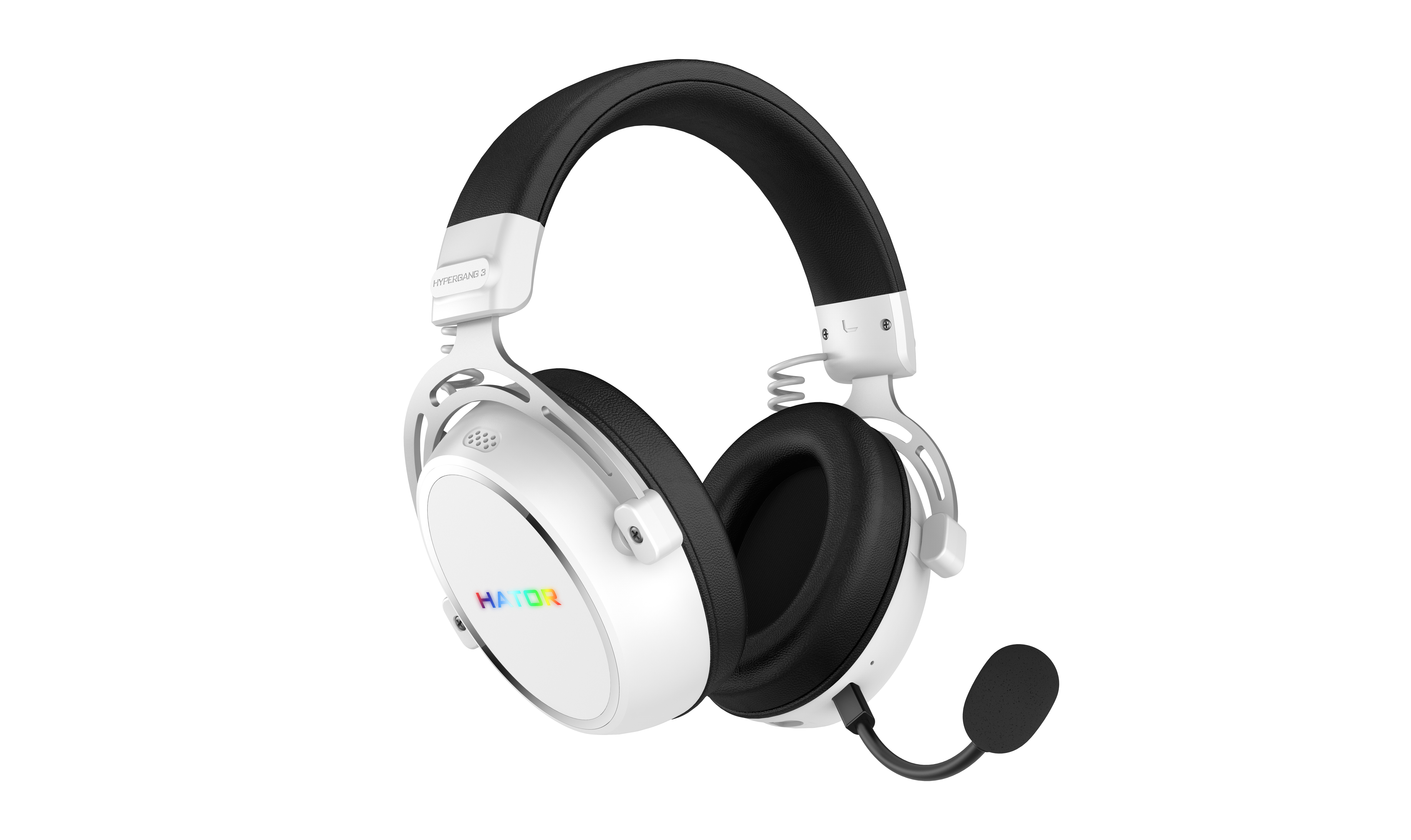 HATOR Hypergang 3 Wireless Casque Sans fil Arceau Jouer USB Type-C / USB Type-A Bluetooth Blanc