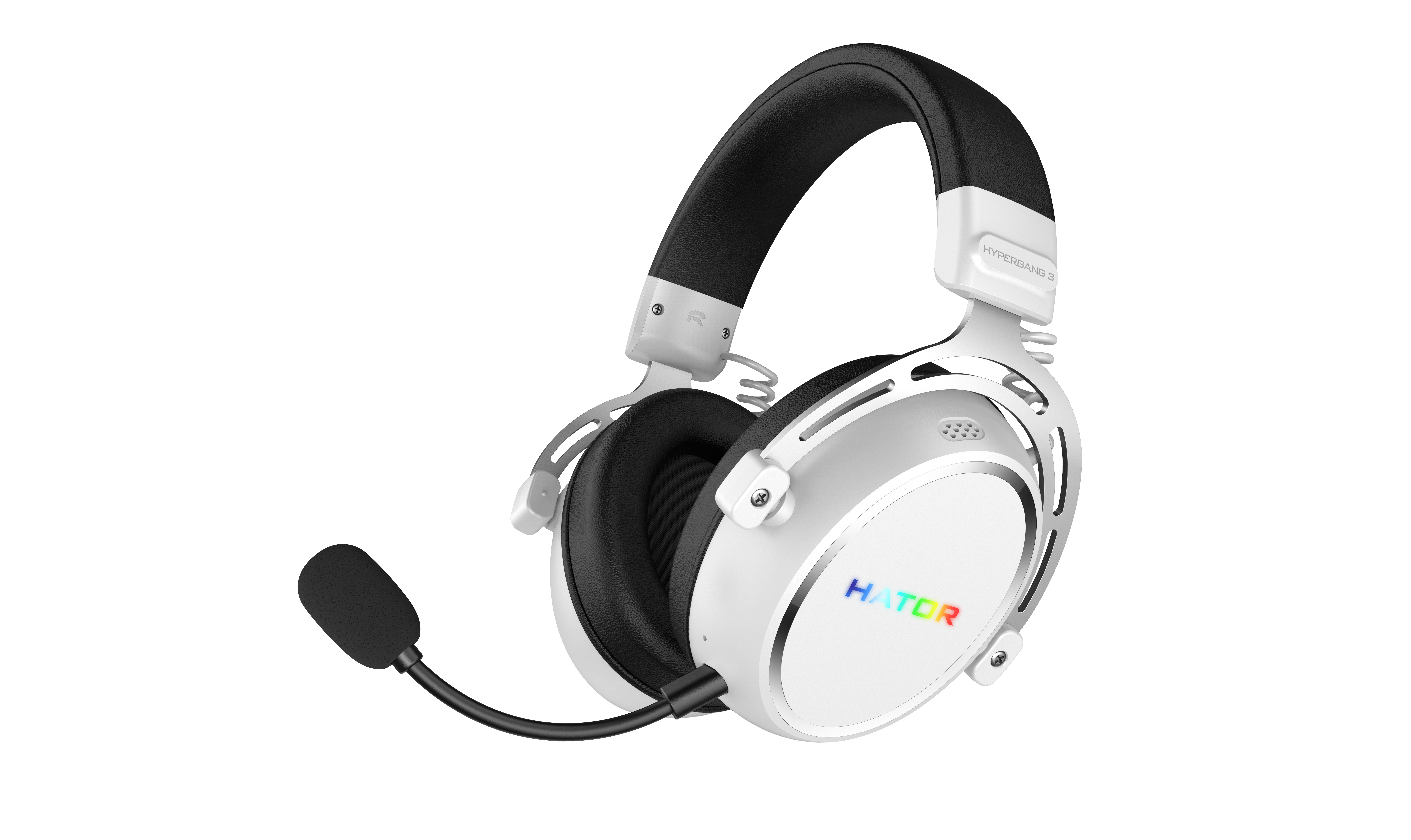 HATOR Hypergang 3 Wireless Casque Sans fil Arceau Jouer USB Type-C / USB Type-A Bluetooth Blanc