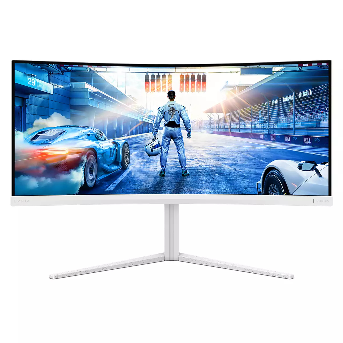 Philips Evnia 5000 34M2C5501A/00 computer monitor 86.4 cm (34) 3440 x 1440 pixels Wide Quad HD LCD White
