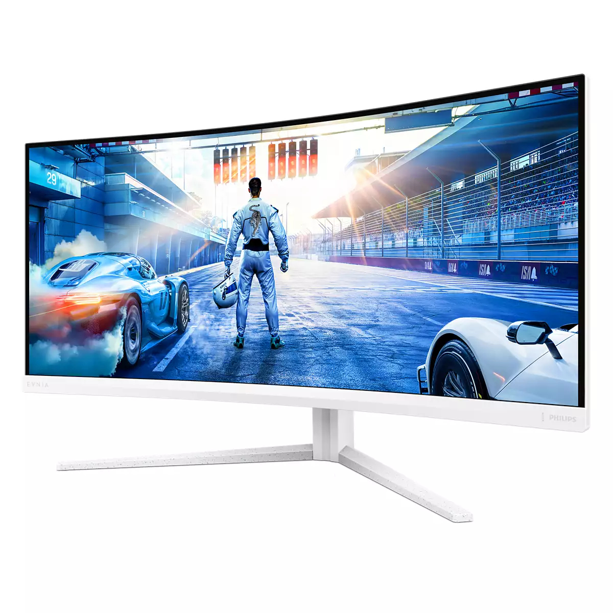 Philips Evnia 5000 34M2C5501A/00 computer monitor 86.4 cm (34) 3440 x 1440 pixels Wide Quad HD LCD White