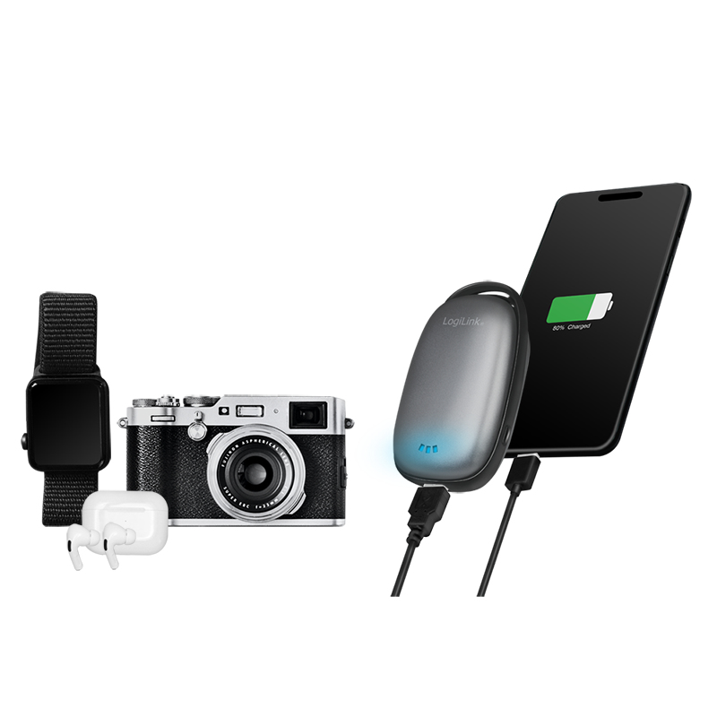 LogiLink PA0264 batteria portatile Ioni di Litio 4000 mAh Grigio