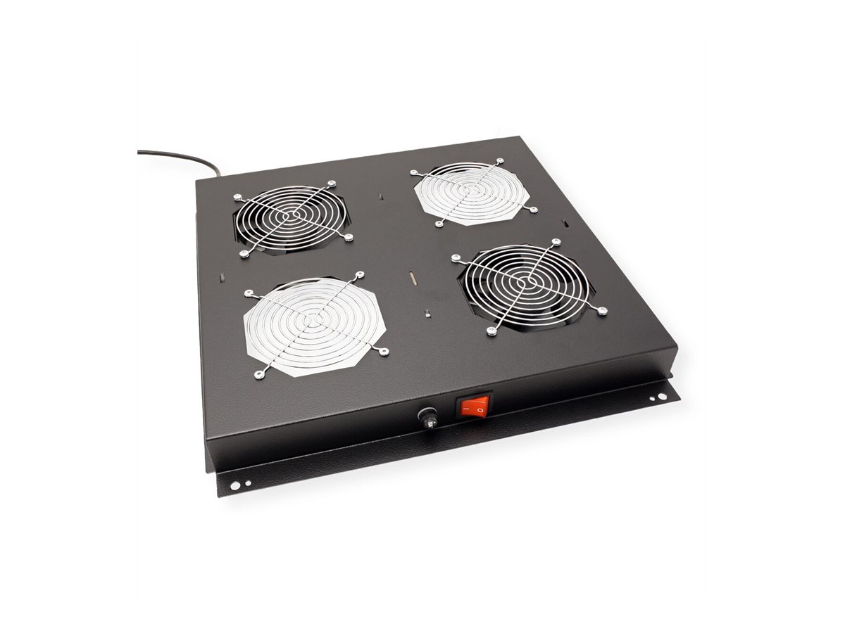 ROLINE Rack-Basis - 800 x 800 mm (B x T) - Jet Black, RAL 9005 - 48.3 cm (19)