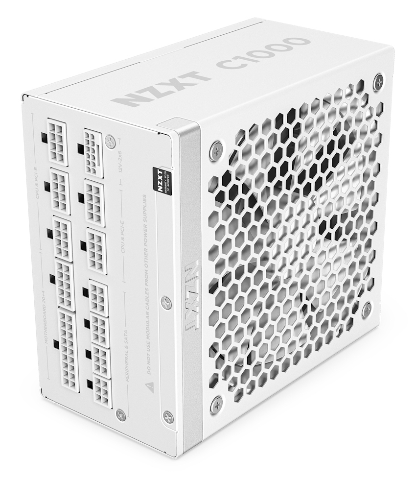 NZXT C1000 Gold ATX 3.1 unit� dalimentation d�nergie 1000 W 24-pin ATX Blanc