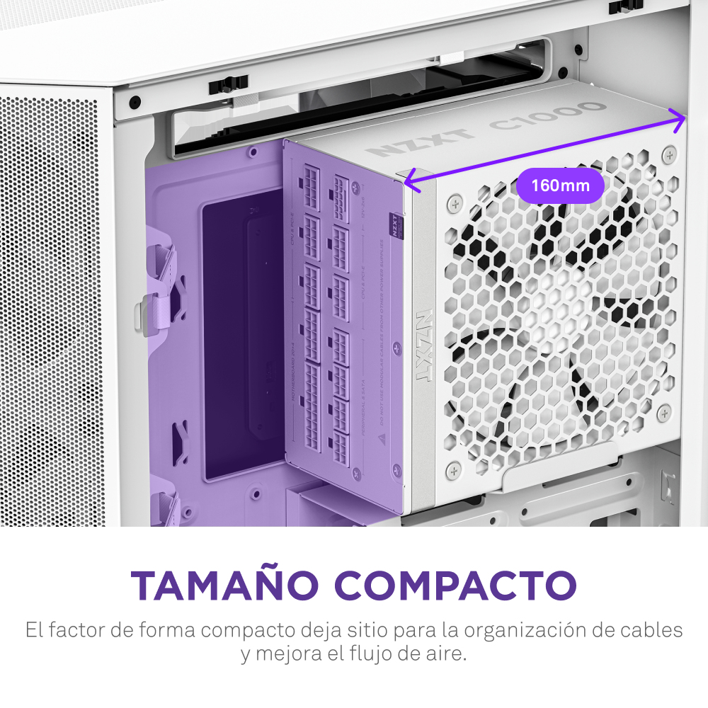 NZXT C1000 Gold ATX 3.1 unit� dalimentation d�nergie 1000 W 24-pin ATX Blanc