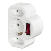 Hama 00223217 adaptador de enchufe elctrico Blanco