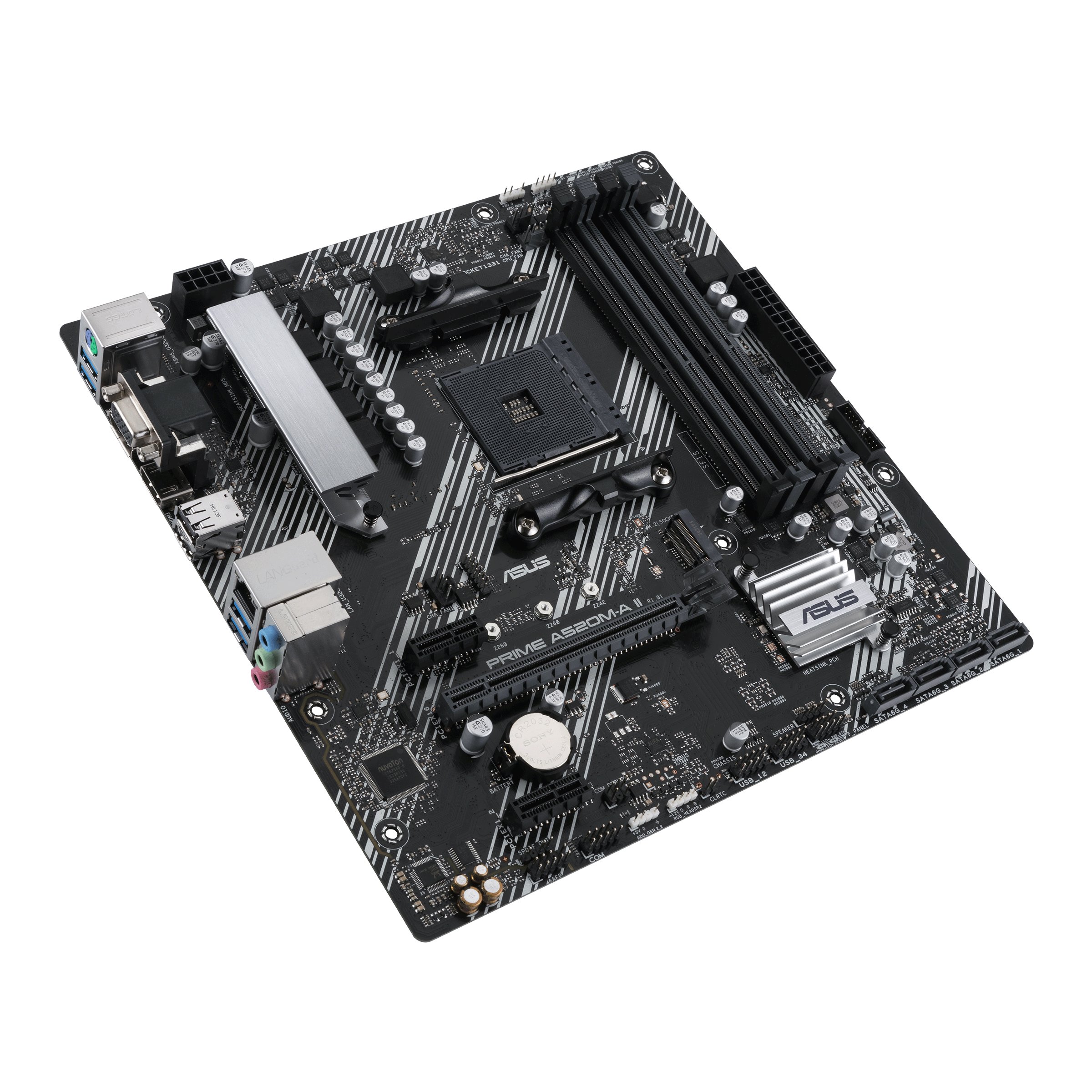 Asus AM4 Prime A520M-K Motherboard Black