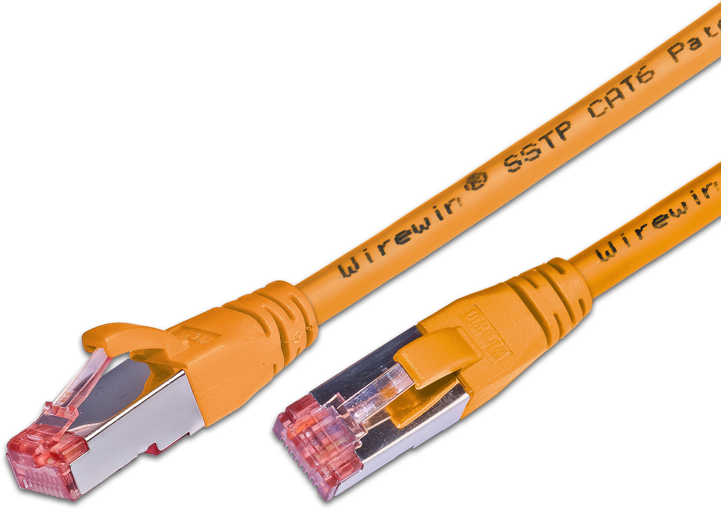 Wirewin S/FTP CAT6 1.5m c�ble de r�seau Orange 1,5 m S/FTP (S-STP) Rond