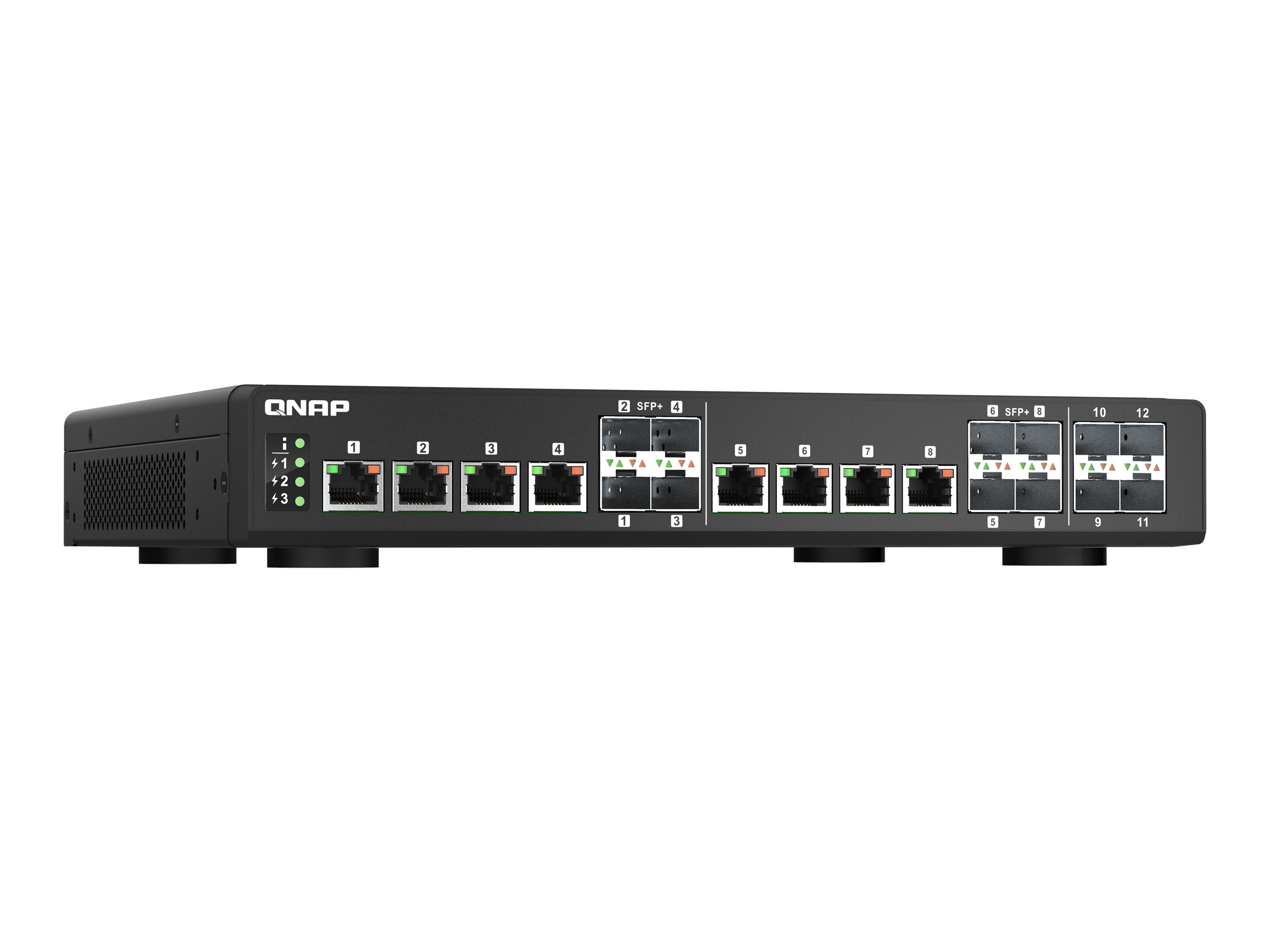 QNAP QSW-IM1200-8C network switch Managed L2 None Black