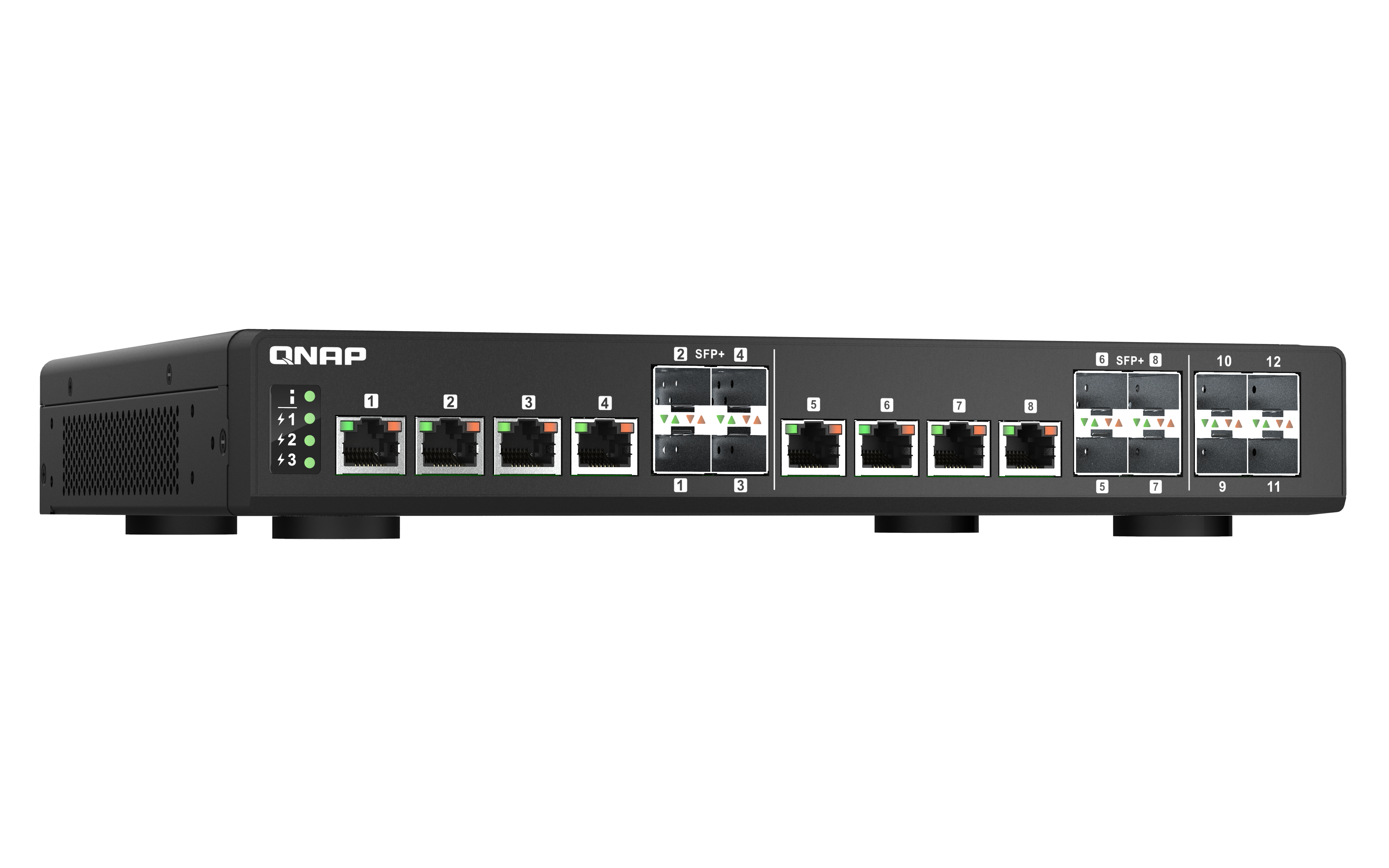 QNAP QSW-IM1200-8C network switch Managed L2 None Black