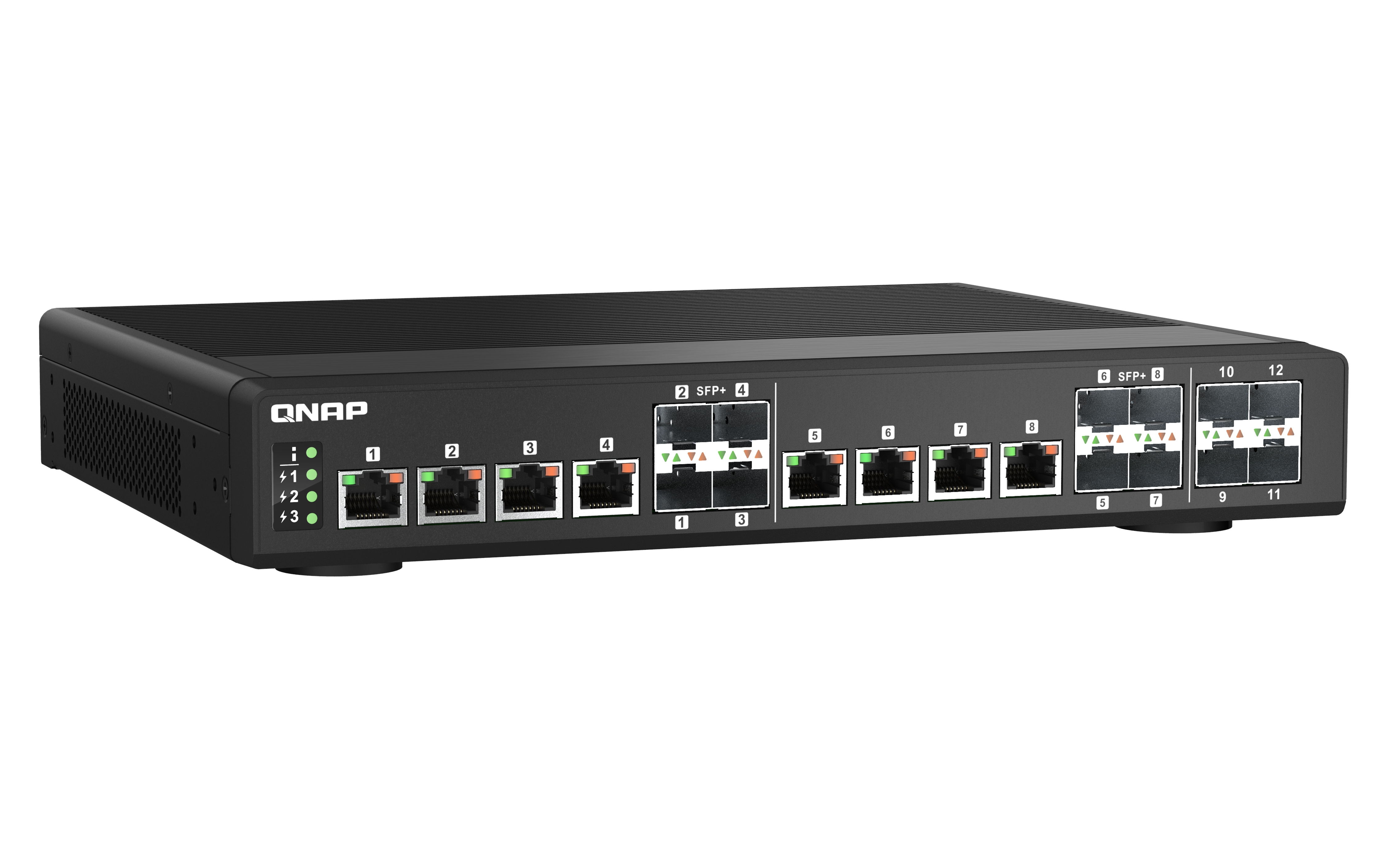 QNAP QSW-IM1200-8C network switch Managed L2 None Black