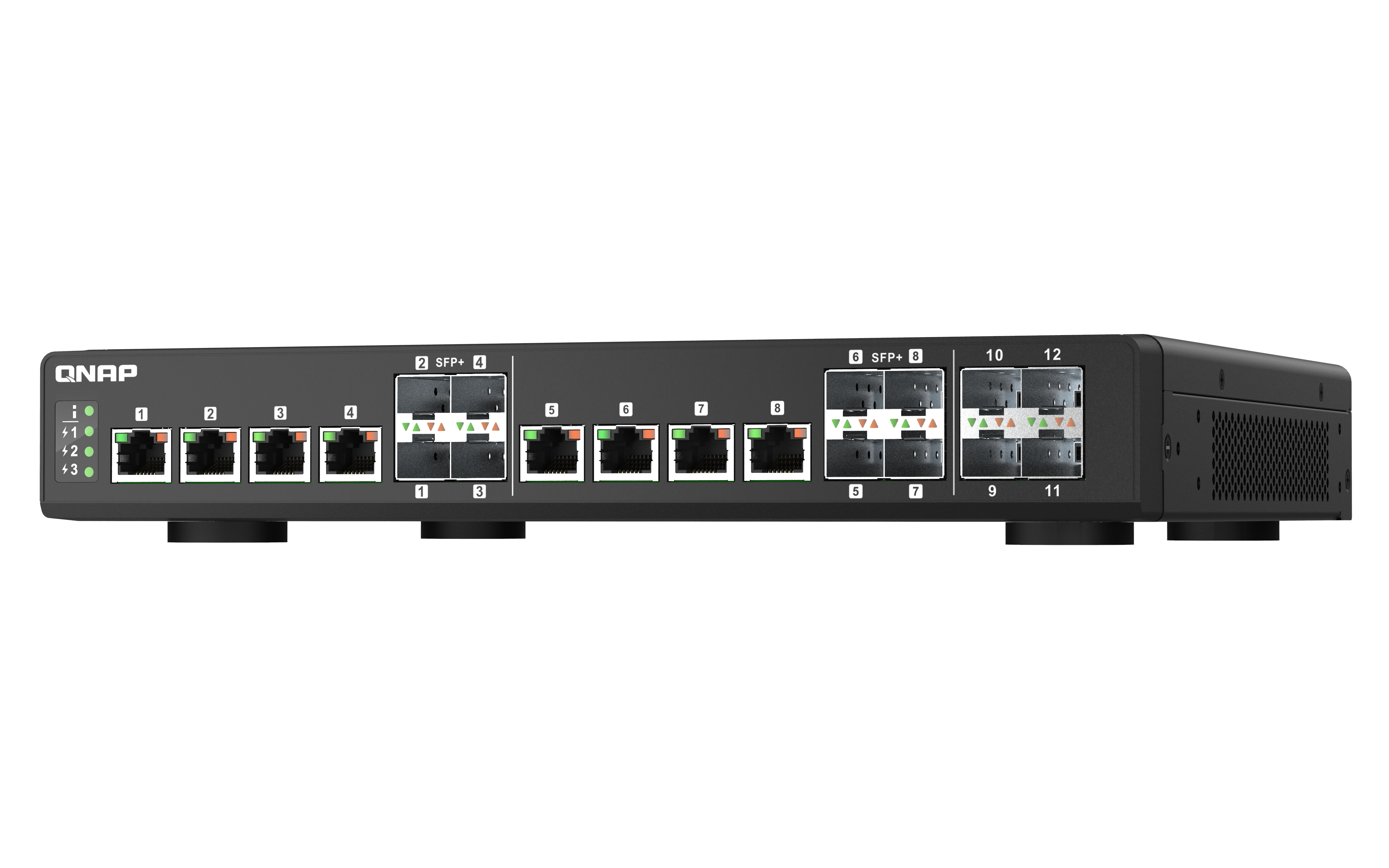 QNAP QSW-IM1200-8C network switch Managed L2 None Black