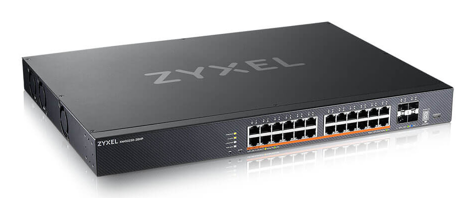 Zyxel XMG2230-28HP Gestionado L2/L3 2.5G Ethernet (100/1000/2500) Energ�a sobre Ethernet (PoE) 1U Negro