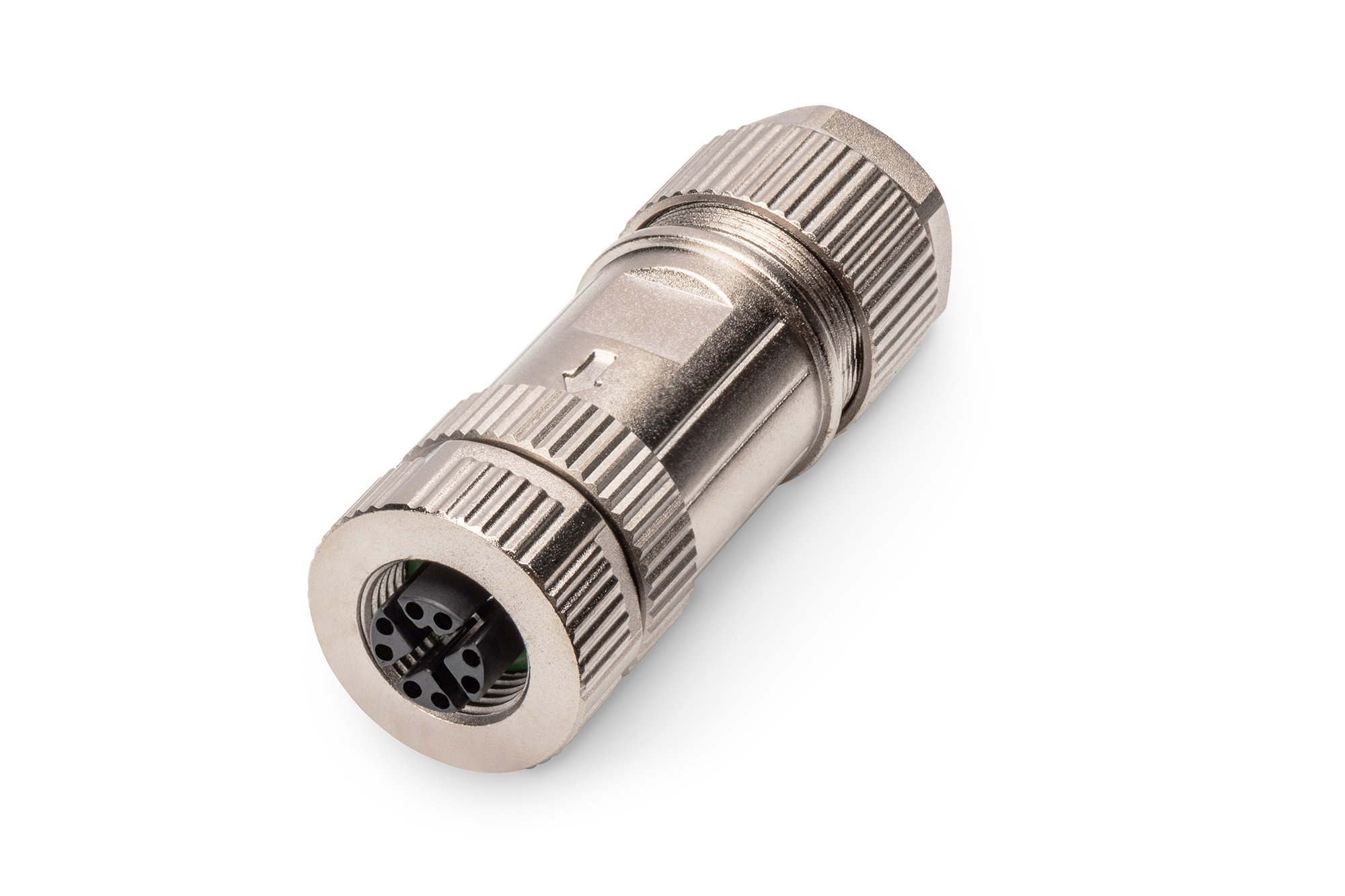 DIGITUS CAT 6A, feldkonfektionierbar, M12-Buchse X-kodiert IP67