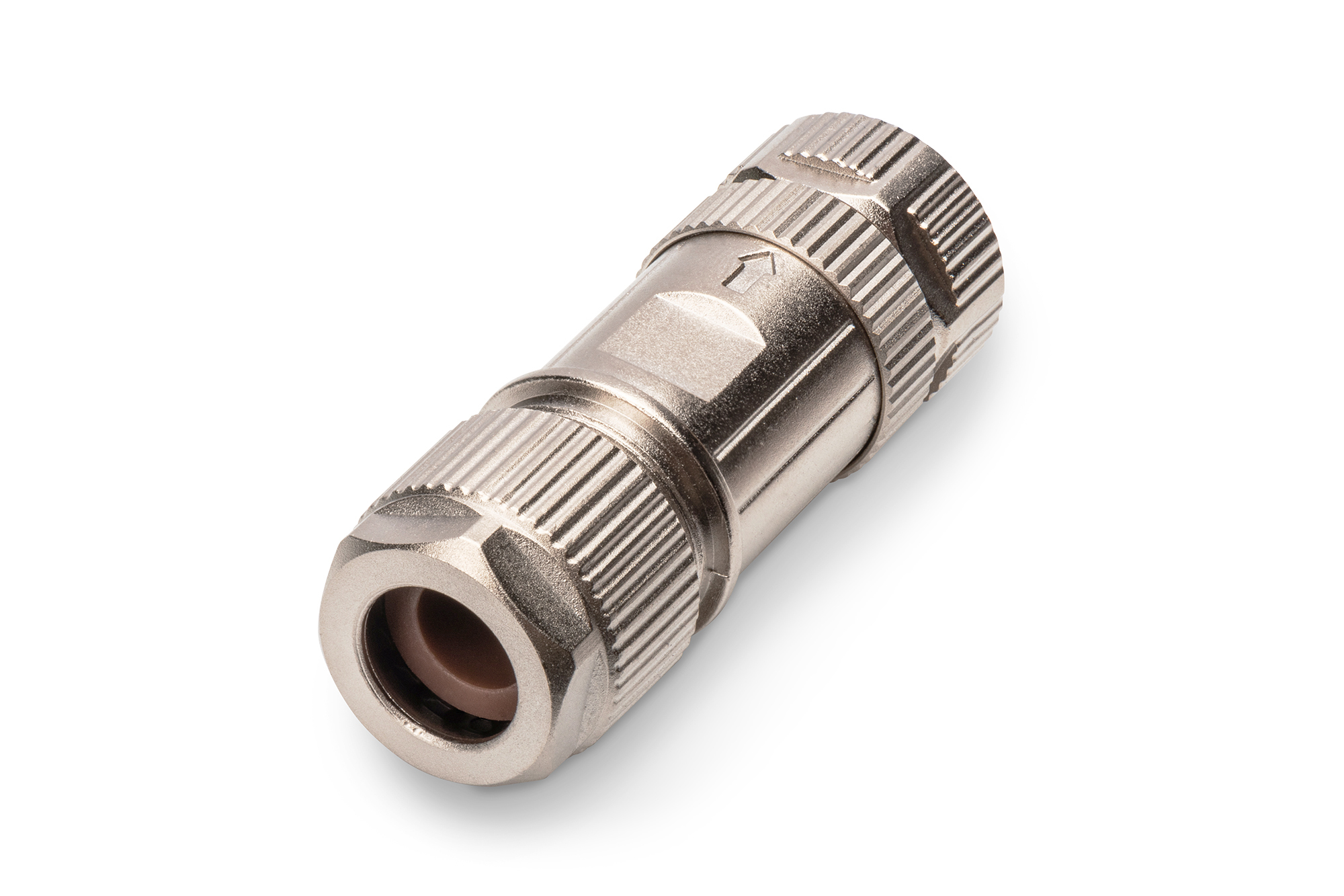 DIGITUS CAT 6A, feldkonfektionierbar, M12-Buchse X-kodiert IP67