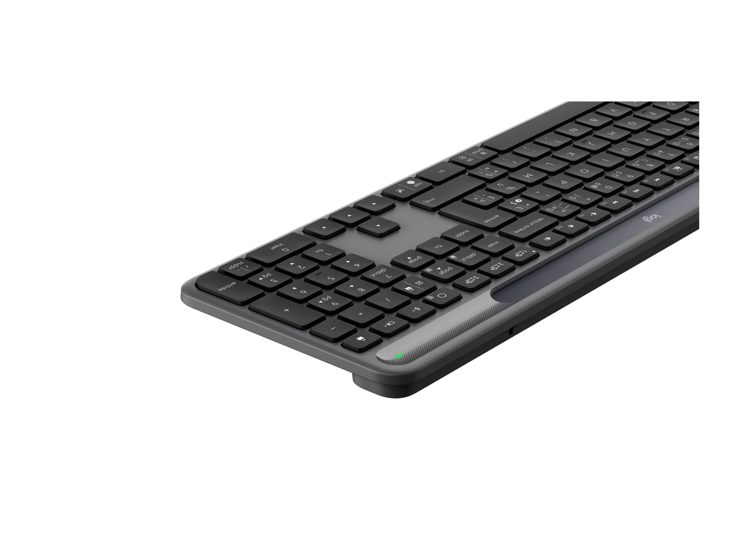 Logitech 920-013774 teclado RF Wireless + Bluetooth AZERTY Franc�s Grafito