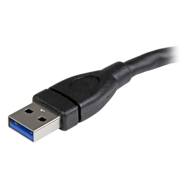 StarTech.com USB3EXT6INBK  StarTech.com Cable de 15cm Extensor USB 3.0 - Alargador  USB 3.0 SuperSpeed Negro