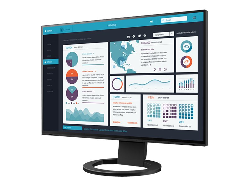 EIZO FlexScan EV2495-BK - Mit FlexStand - LED-Monitor - 61.1 cm (24.1)